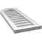 Ekena Millwork Round Top Surface Mount PVC Gable Vent w/ 2"W x 1-1/2"P Brickmould Frame, 12"W x 32"H GVPRT12X3202SN - alternate 2